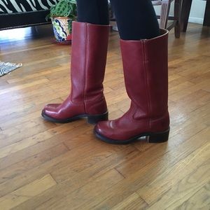 Frye Campus Boots 14L Burnt Red Size 8